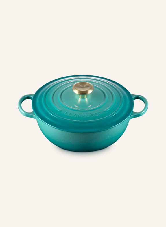 LE CREUSET Braadpan SIGNATURE Bleu Riviera