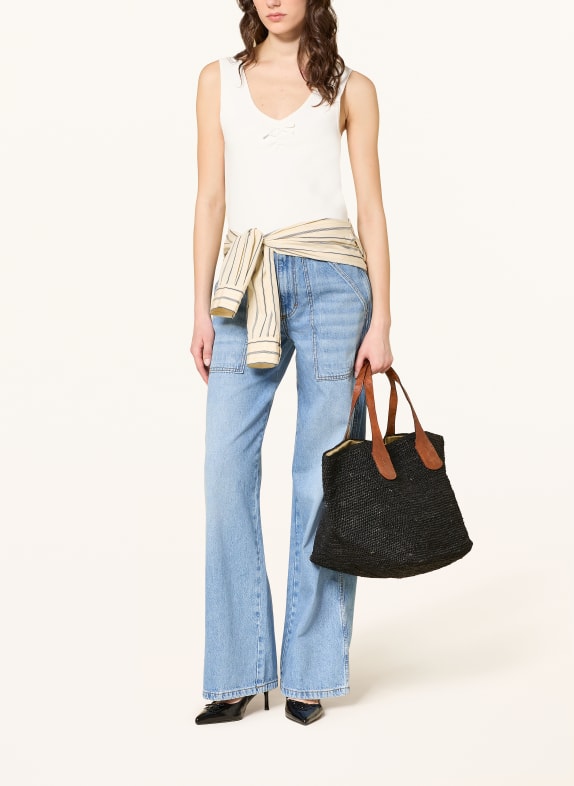 IBELIV Torba shopper TOKYO CZARNY / KONIAKOWY