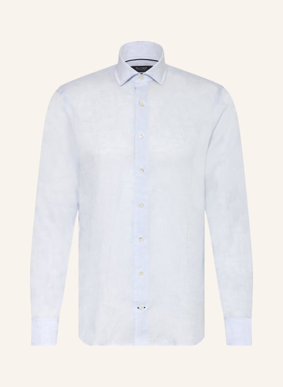 OLYMP SIGNATURE Leinenhemd tailored fit HELLBLAU