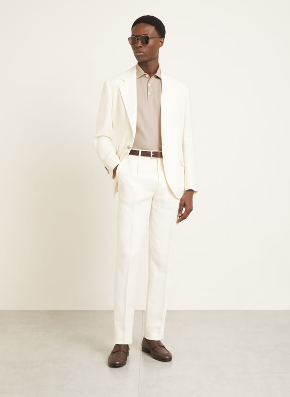 BRUNELLO CUCINELLI Jersey polo shirt BEIGE