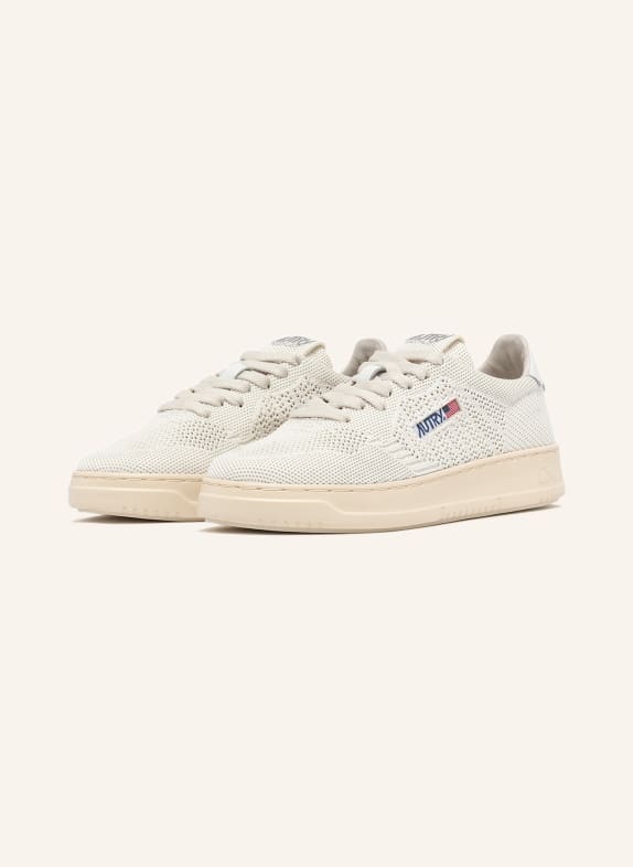 AUTRY Sneaker EASEKNIT LOW KN LICHTGRIJS / CRÈME