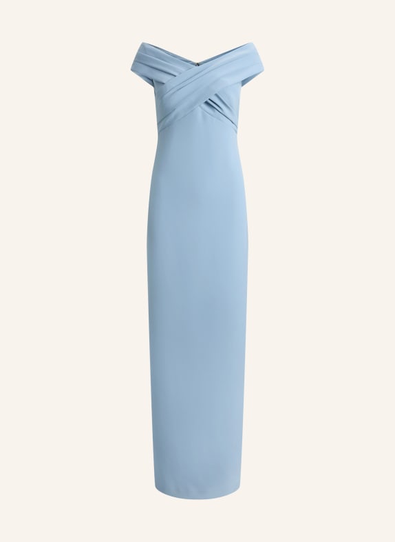 LAUREN RALPH LAUREN Abendkleid IRENE HELLBLAU