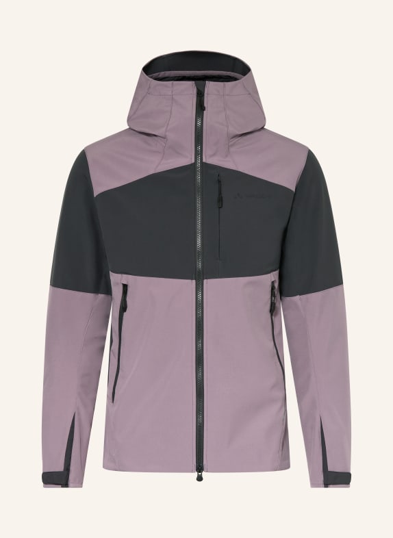 VAUDE ROCCIA II softshell jacket PURPLE / DARK GRAY