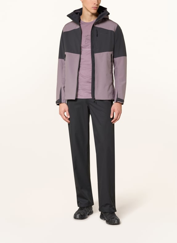 VAUDE Softshell jas ROCCIA II PAARS / DONKERGRIJS