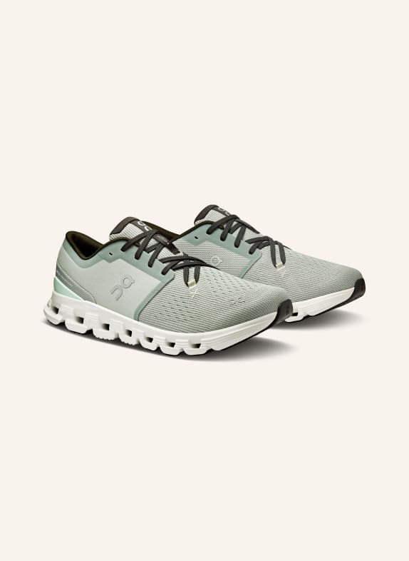 On Fitnessschuhe CLOUD X 4 HELLGRÜN
