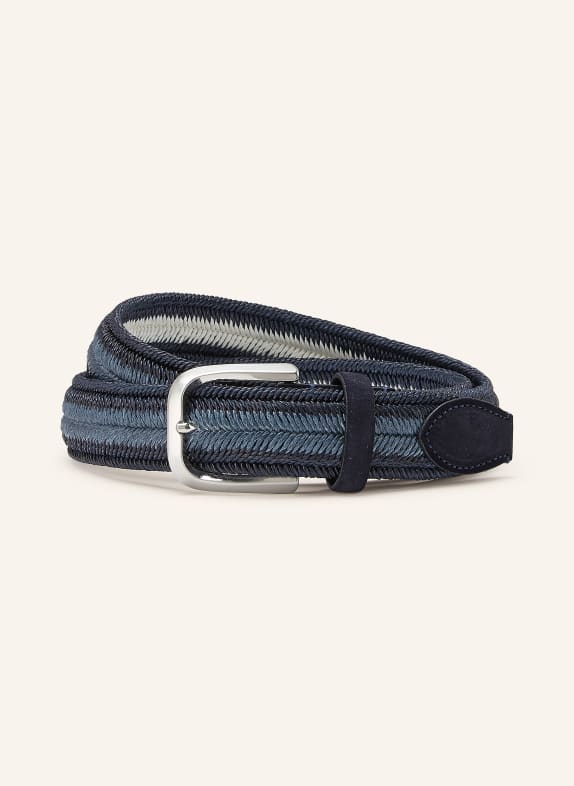 VENETA CINTURE Belt DARK BLUE / SILVER / BLUE