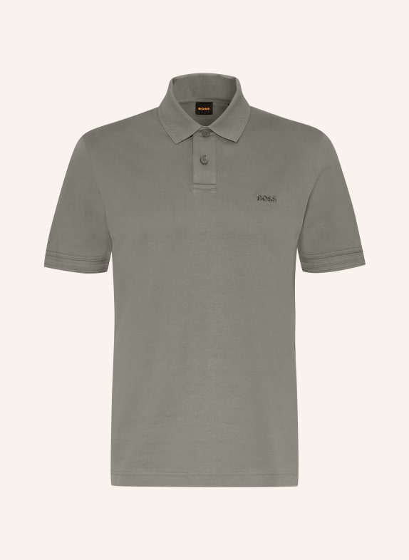 BOSS Jersey polo shirt PE TAUPE