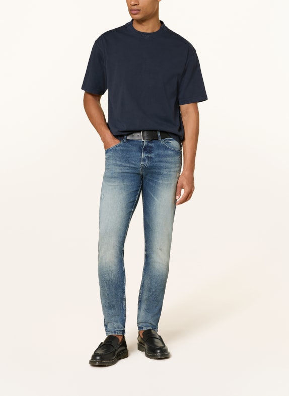 BOSS T-Shirt DYE DUNKELBLAU