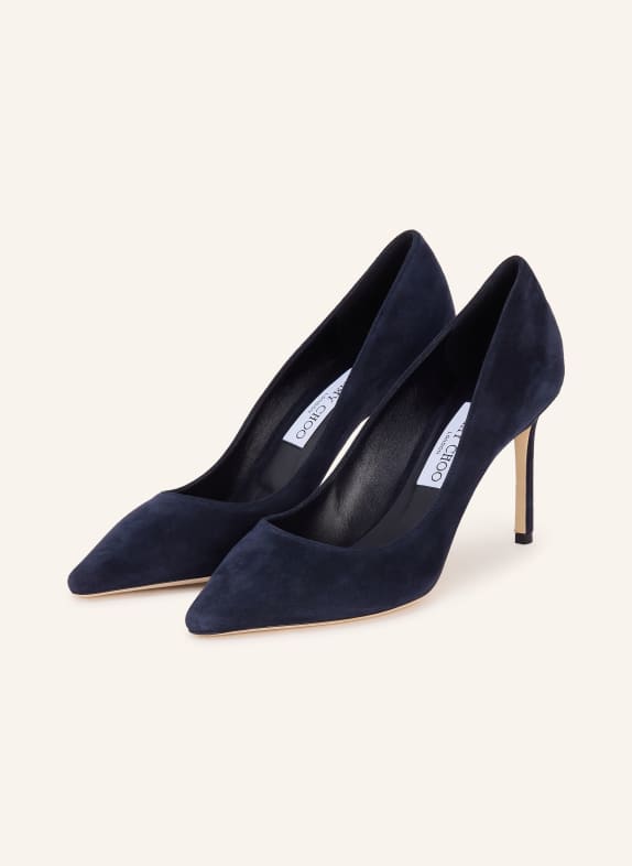 JIMMY CHOO Pumps ROMY 85 DUNKELBLAU