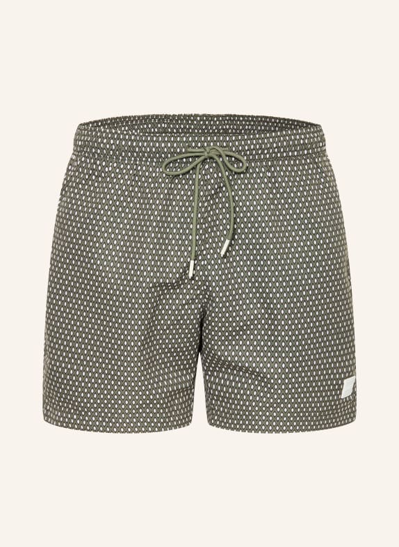 BOSS Zwemshort VIBE GROEN / WIT / ZWART