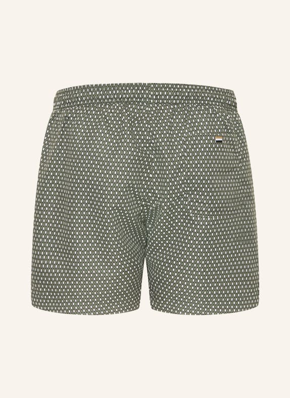 BOSS Zwemshort VIBE GROEN / WIT / ZWART