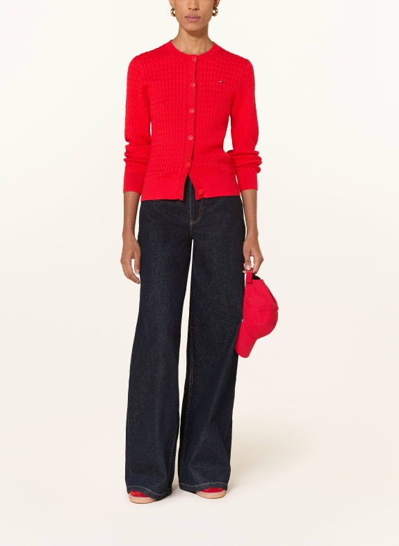 TOMMY HILFIGER vest ROOD