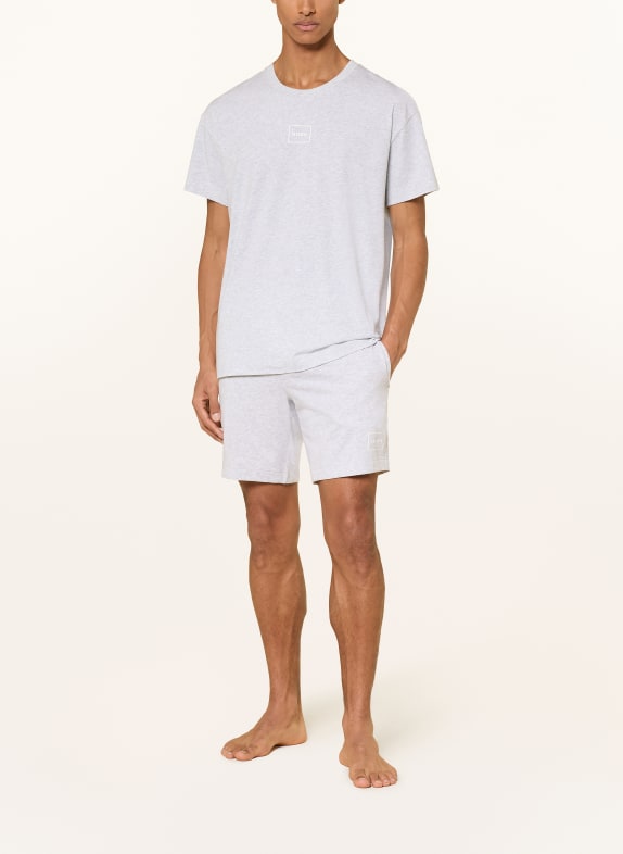 HUGO Sovshorts LAZE LJUSGRÅ