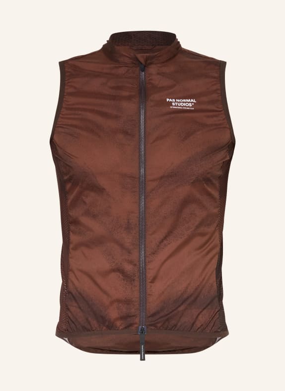 PAS NORMAL STUDIOS Fietsvest MECHANISM STOW AWAY MARRON FONCÉ