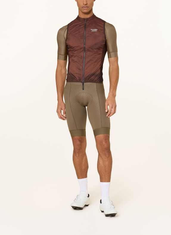 PAS NORMAL STUDIOS Fietsvest MECHANISM STOW AWAY MARRON FONCÉ