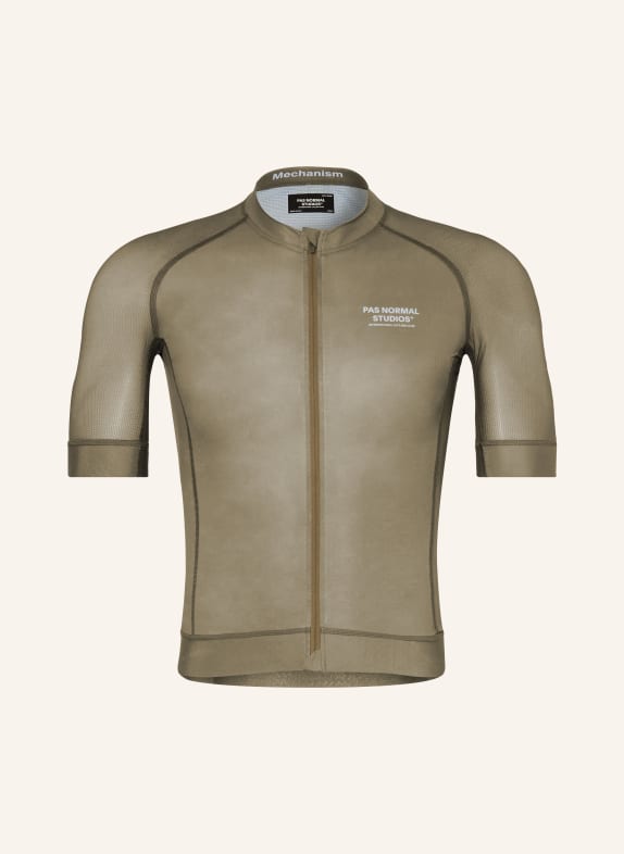 PAS NORMAL STUDIOS Fietsjersey MECHANISM DONKERGROEN