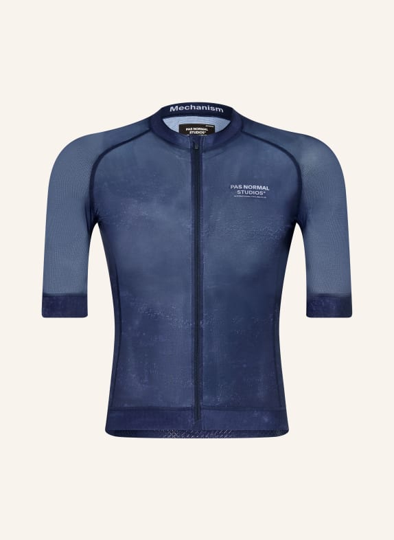 PAS NORMAL STUDIOS Fietsjersey MECHANISM DONKERBLAUW