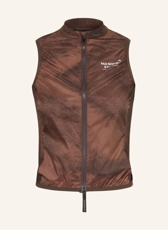 PAS NORMAL STUDIOS Fietsvest MECHANISM STOW AWAY MARRON FONCÉ