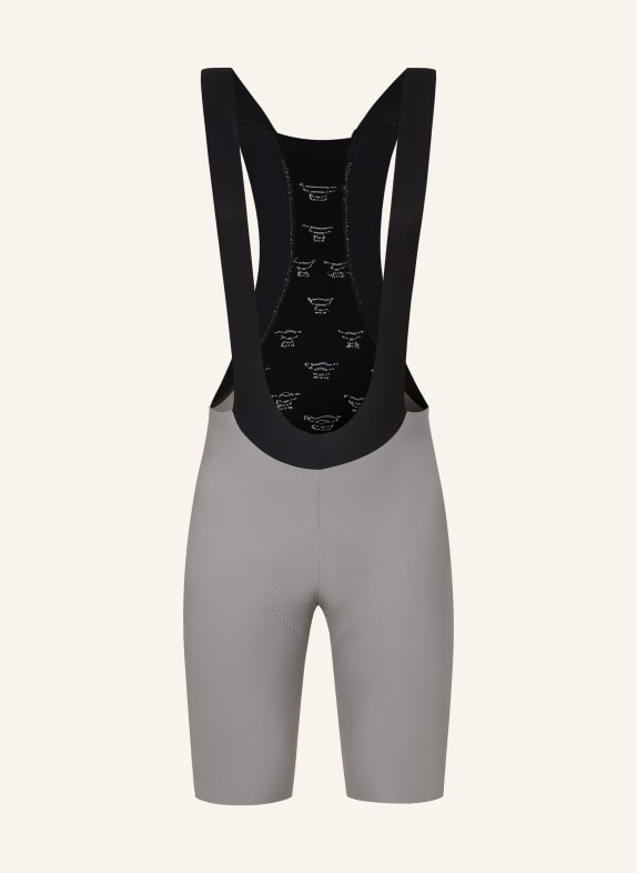 X-BIONIC Cycling shorts COREFUSION BIB with straps and padded insert LIGHT GRAY