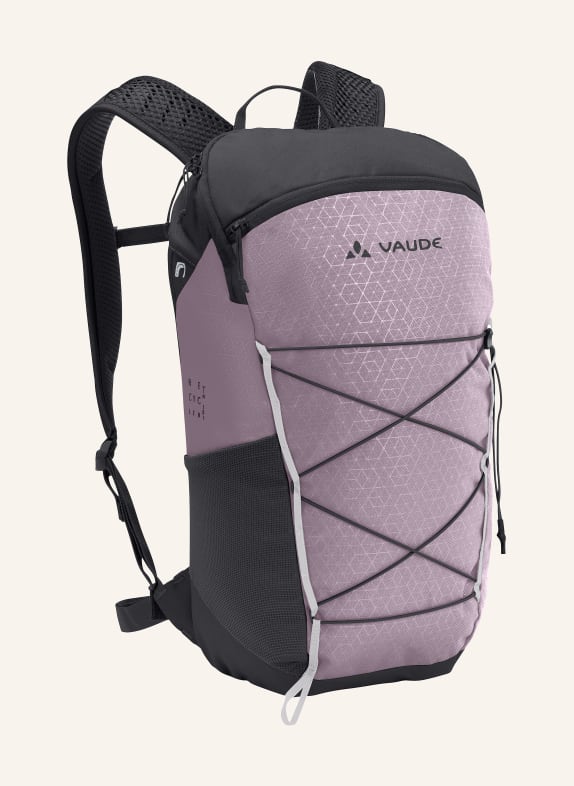 VAUDE Plecak AGILE 14 l CZARNY / BLADORÓŻOWY