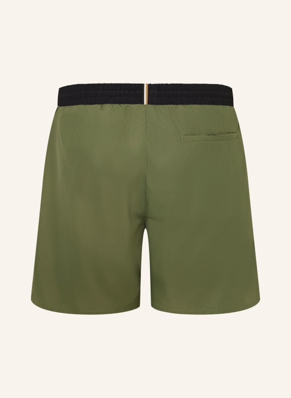 BOSS Zwemshort STARFISH OLIJF / ZWART
