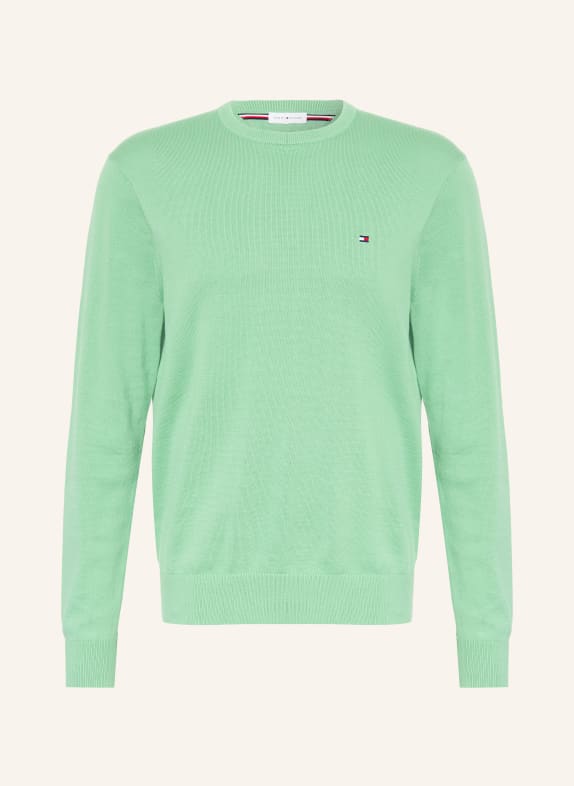 TOMMY HILFIGER Svetr SVĚTLE ZELENÁ