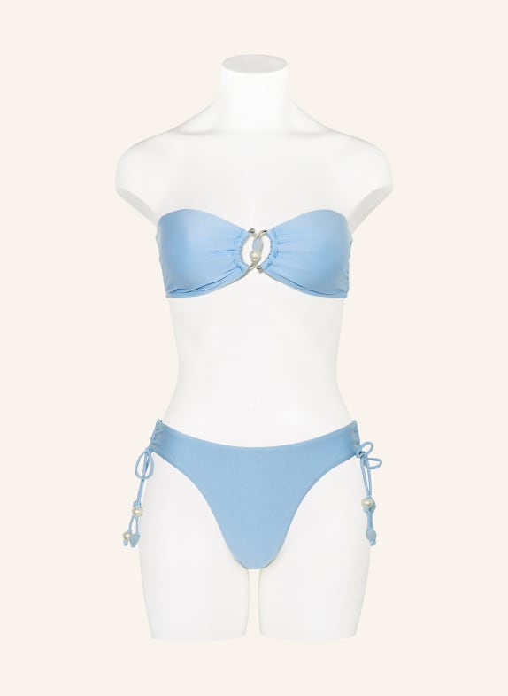 SEAFOLLY Bandeau-bikinitop PALERMO LICHTBLAUW / WIT