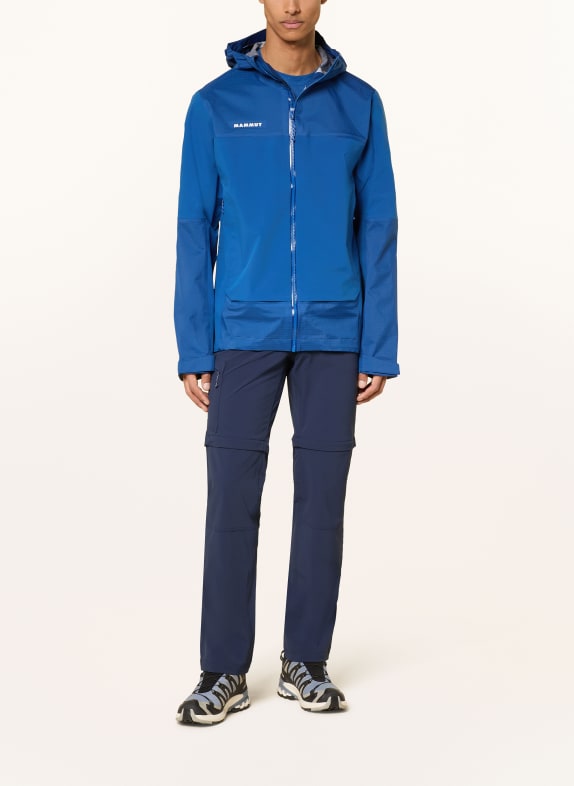 MAMMUT Hardshell-jas DUCAN GUIDE HS HOODED BLAUW