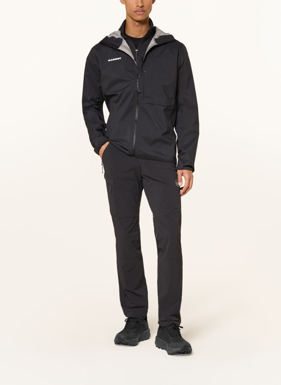 MAMMUT Hardshell-jas DUCAN LIGHT ZWART