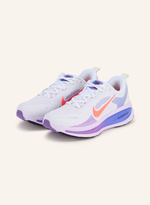 Nike Laufschuhe VOMERO 18 WEISS / LILA / NEONORANGE