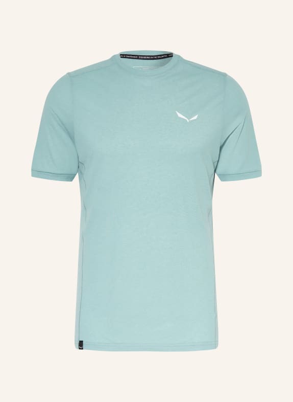 SALEWA T-shirt PUEZ DRY'TON LIGHT BLUE