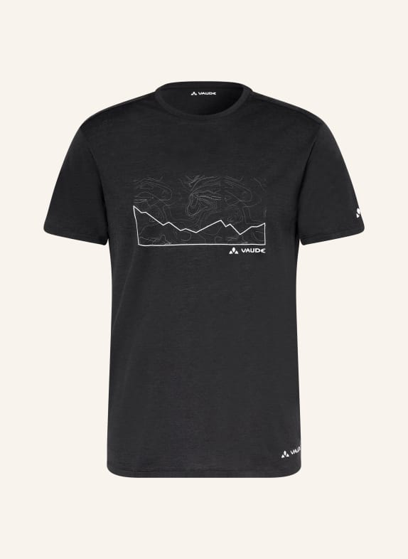 VAUDE T-shirt TEKOA BLACK