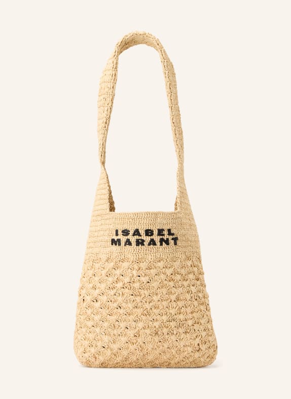 ISABEL MARANT Schoudertas PRAIA SMALL LICHTBRUIN