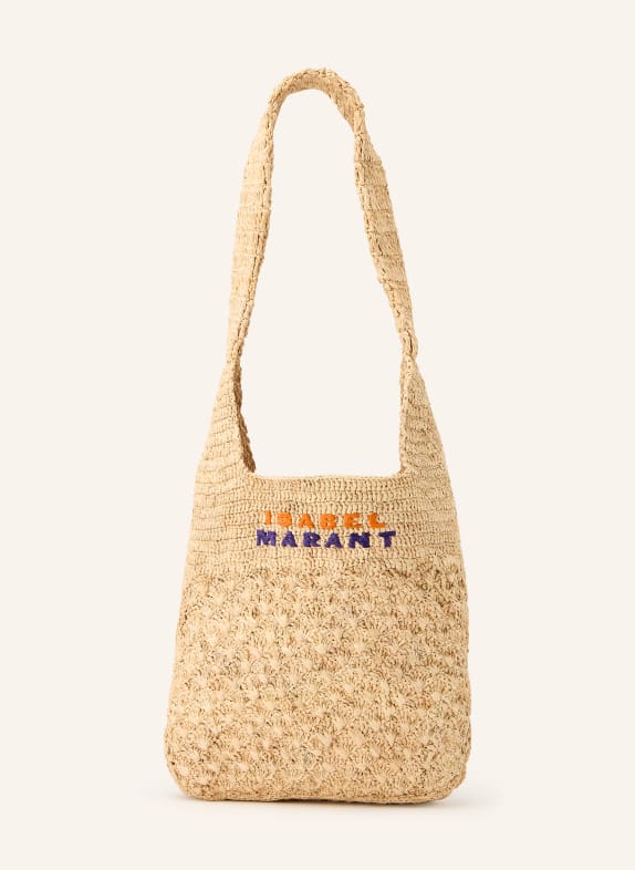 ISABEL MARANT Schoudertas PRAIA SMALL LICHTBRUIN