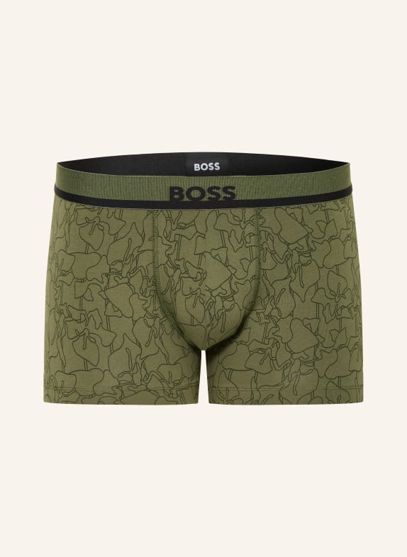 BOSS Boxershorts OLIV / DUNKELGRÜN