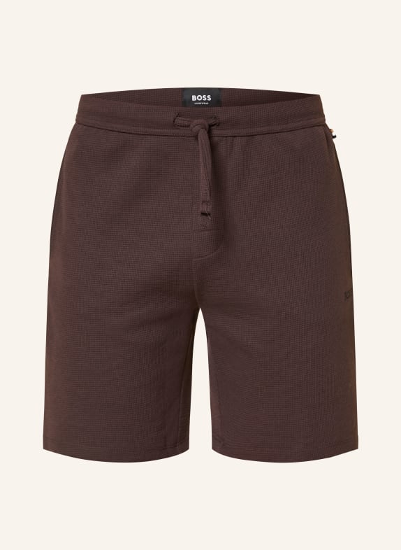 BOSS short de nuit MARRON FONCÉ