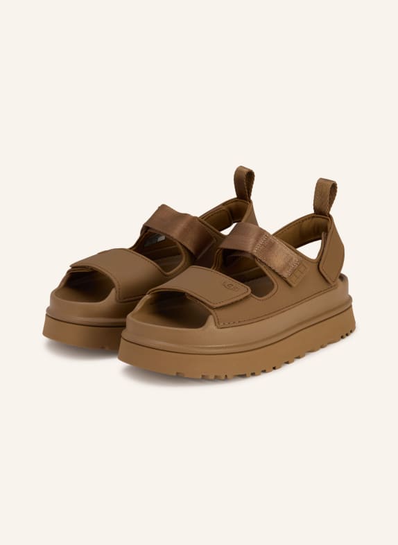UGG Plateau-Sandalen GOLDENGLOW BRAUN