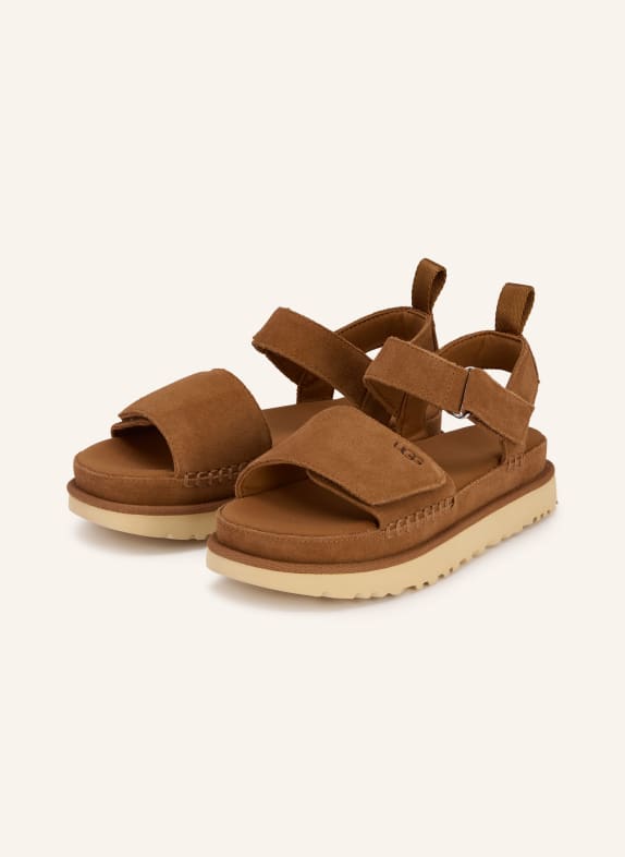 UGG Plateau-Sandalen GOLDENSTAR BRAUN