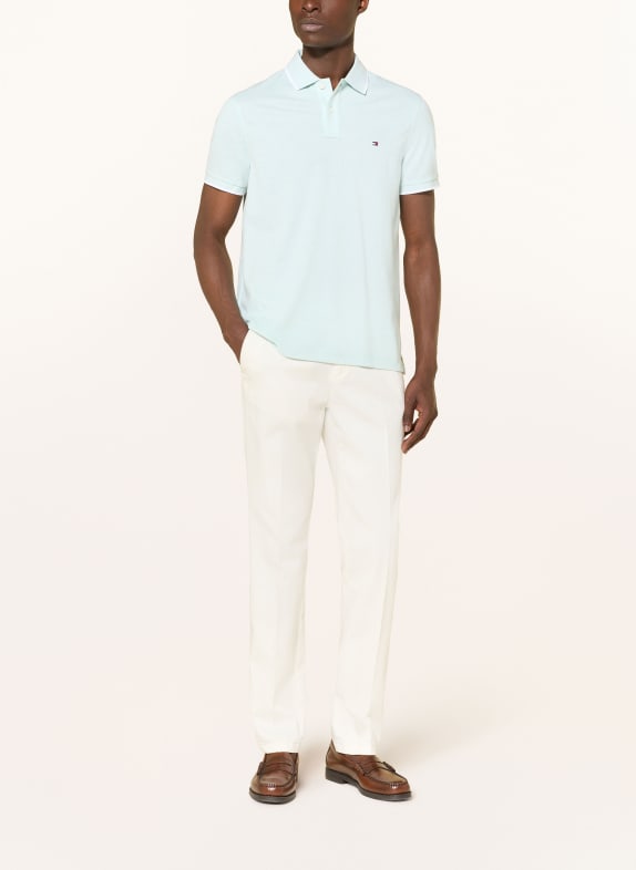 TOMMY HILFIGER Koszulka polo z piki MIĘTOWY
