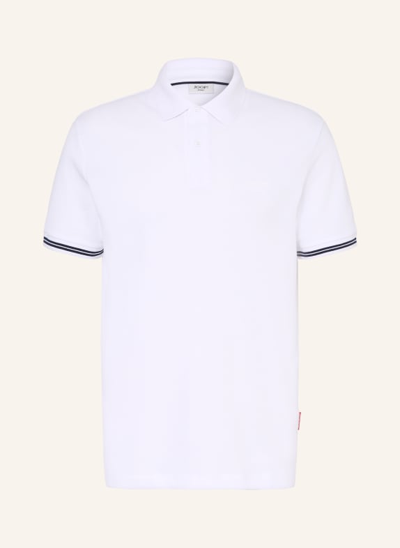 JOOP! JEANS Piqué-Poloshirt AMARE WEISS / DUNKELBLAU