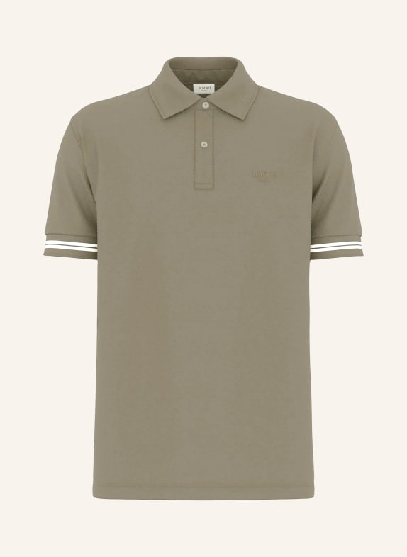 JOOP! JEANS AMARE piqué polo shirt OLIVE