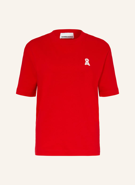 ARMEDANGELS T-Shirt TARJAA Å EMBRO NEONROT
