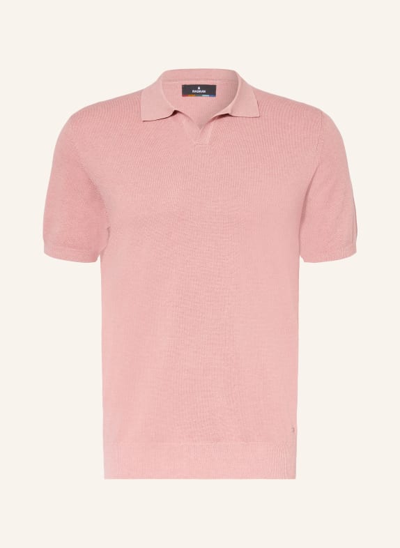 RAGMAN Polo en maille VIEUX ROSE