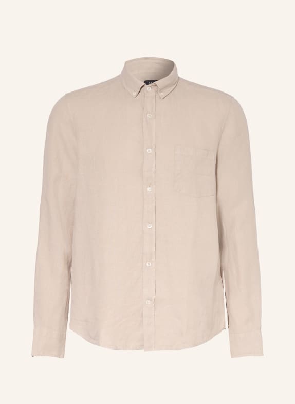 MAERZ MUENCHEN Chemise en lin Comfort Fit BEIGE