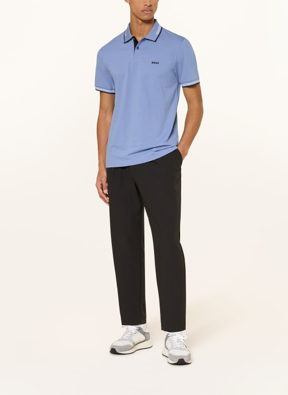 BOSS Piqué-Poloshirt PAUL Slim Fit BLAU