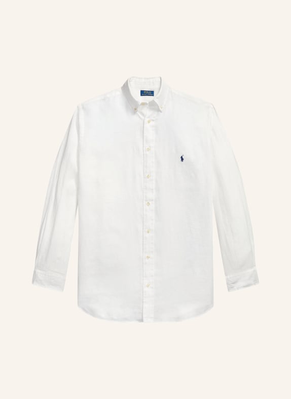 POLO RALPH LAUREN Big & Tall Leinenhemd Comfort Fit WEISS