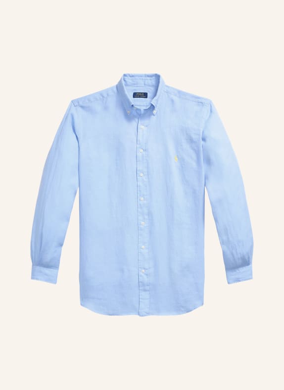 POLO RALPH LAUREN Big & Tall Koszula z lnu comfort fit JASNONIEBIESKI