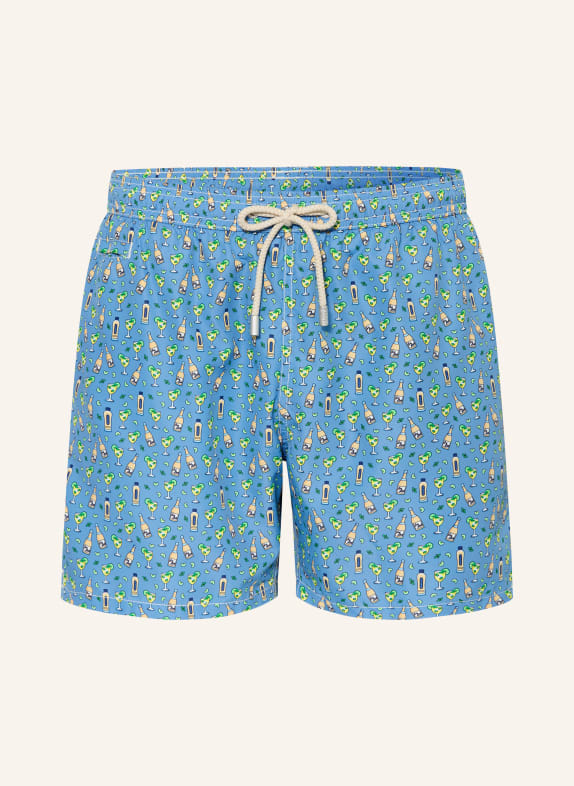 MC2 SAINT BARTH zwembroek LICHTBLAUW / GEEL / LICHTGROEN