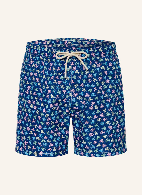 MC2 SAINT BARTH short de bain BLEU / ROSE / VERT CLAIR