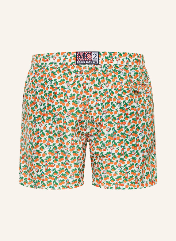 MC2 SAINT BARTH zwembroek ORANJE / GROEN / WIT